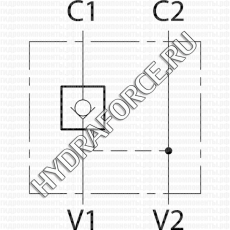 LVSL Одноклапанный гидрозамок (OFC/VILLA, Италия)